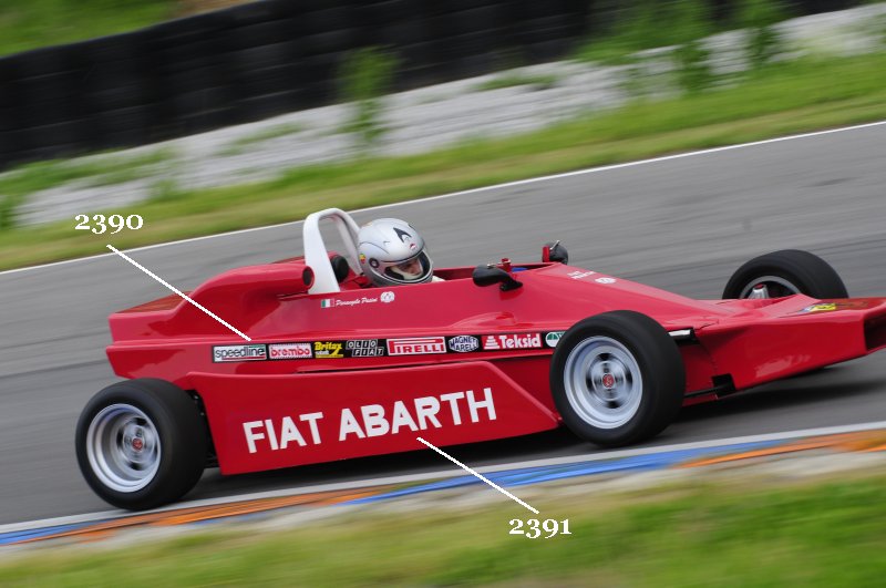 Scritta fiat abarth laterale